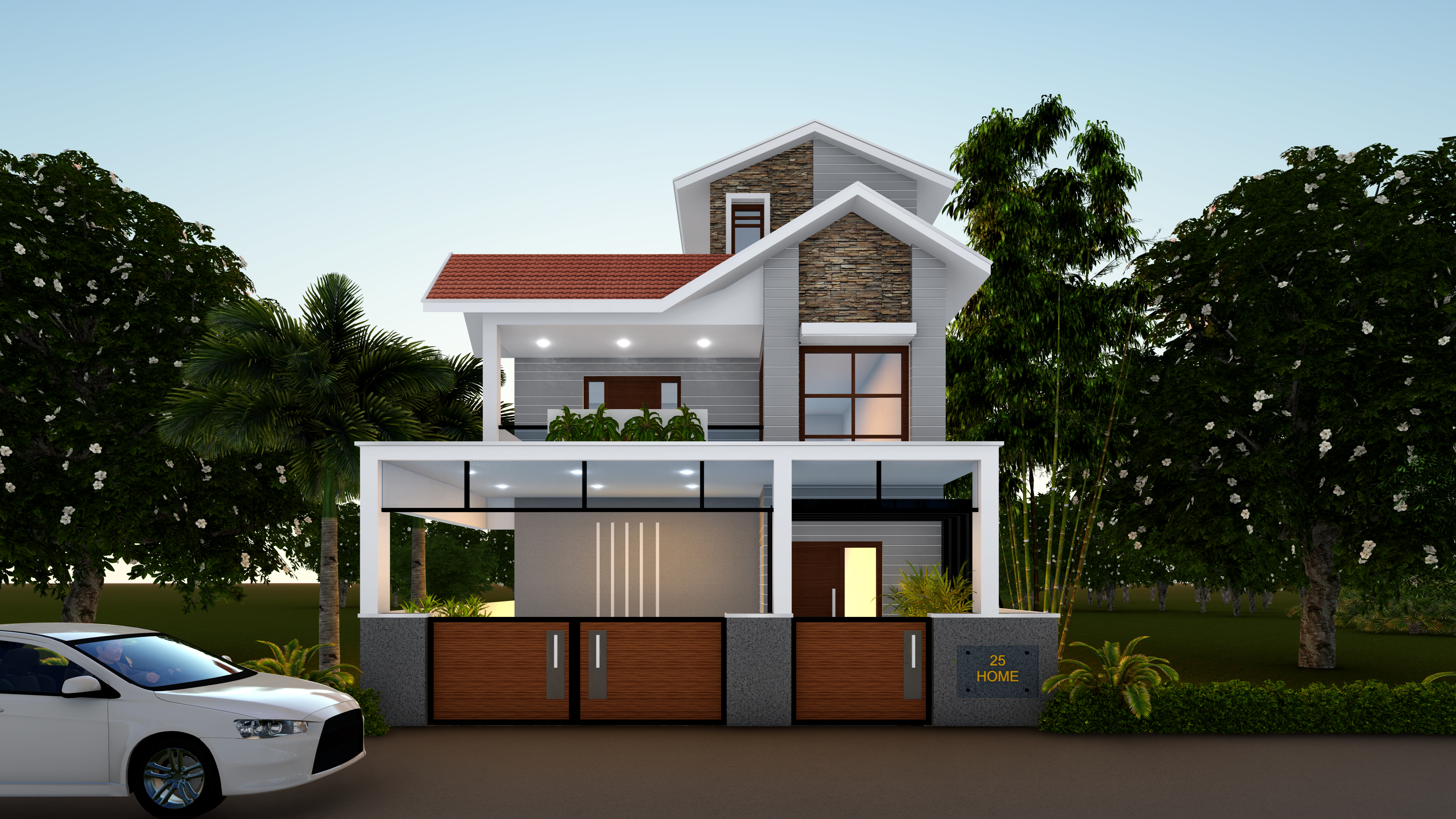 V Shaped Modular Kitchen coimbatore